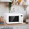 700W Countertop Microwave Oven Retro Style 20L with Auto Cooking & LED Display